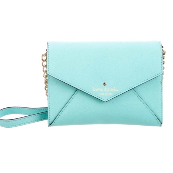 kate spade Handbags - Kate Spade Leila Mini Flap Envelope Crossbody Bag, mint green
